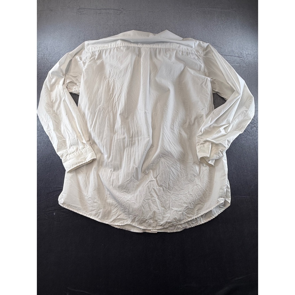 Cinch Mens XXL White Long Sleeve Button Down Cotton Western Shirt Chest Pocket